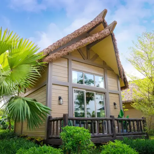 Attic Cabin (Detached Duplex Wooden House)